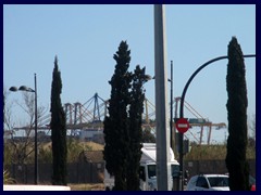 City of Arts and Sciences 084 - cranes in the port in the far background